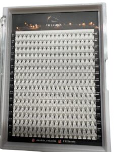 Slim, narrow fan shape with a pinched base for maximum density and easy application Crafted from our best-selling Mayfair fibre – soft, matte black synthetic lash material Minimal glue at the base ensures a seamless blend and excellent retention